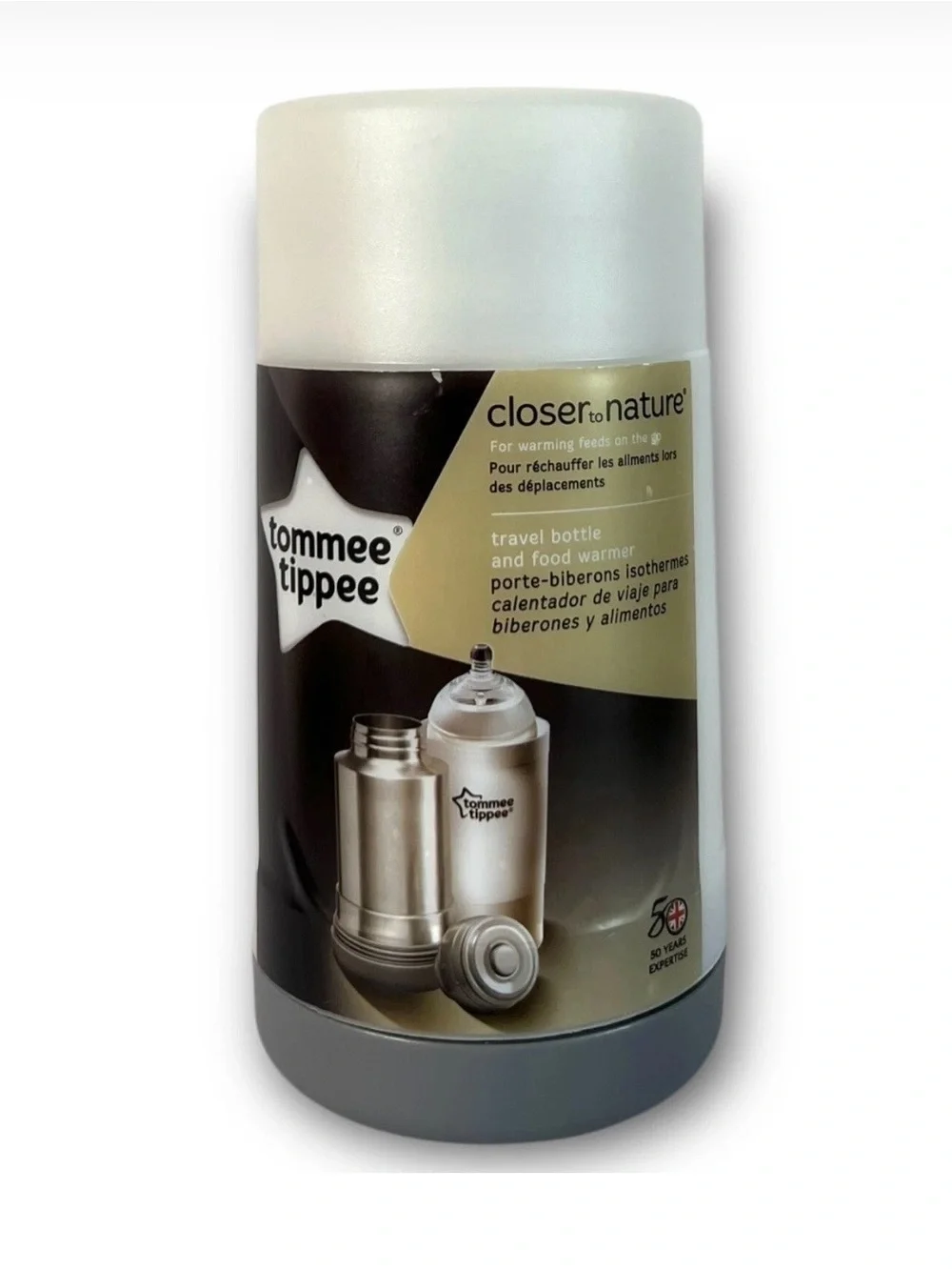 Tommee Tippee Travel Bottle and Food Warmer Baby Food Thermos New Without Box